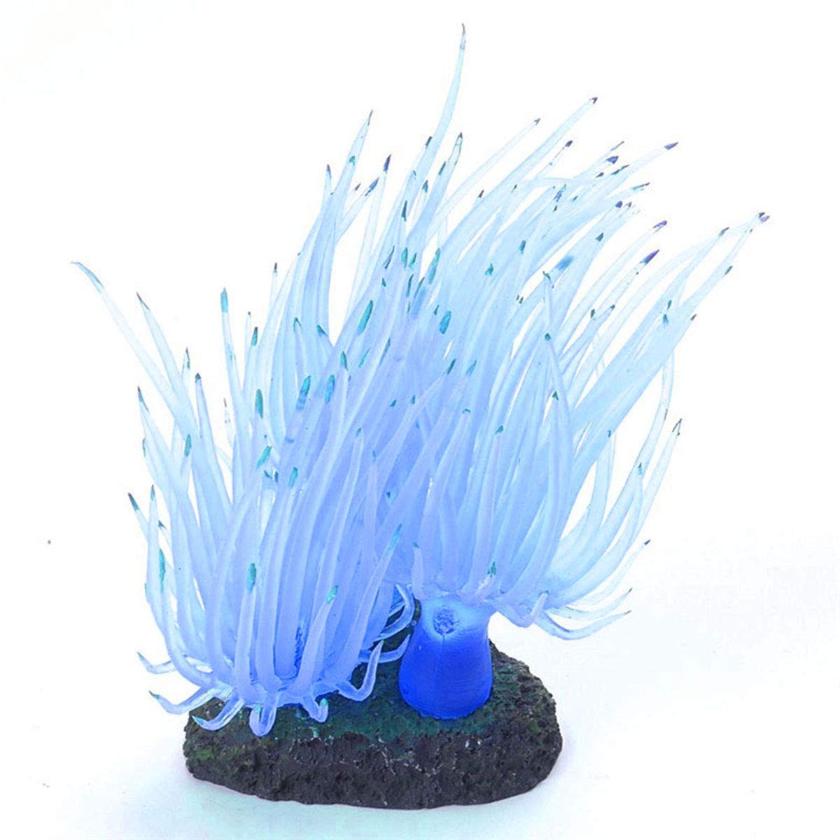 Podazz Artificial Sea Urchin,Aquarium Silicone Ornament Decoration for Fish Tank Landscape