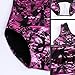 One-piece Fashion Shining Kiss Flowers Gymnastics Leotard for Little Girl