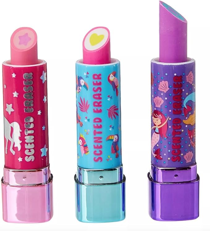 smiggle mystical lipstick eraser x3 Amazon.co.uk Office Products