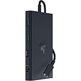 Razer USB C Dock 11-Port Travel Charging Station for Windows Mac Laptop iPad Surface Chromebook Galaxy Tab: Type C, HDMI, Eth