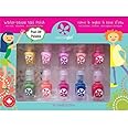 Suncoat Product Inc. Non Toxic Peelable Children's Nail Polish Set, Party Palette