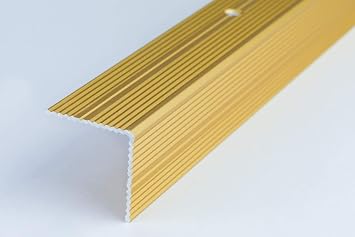 Treppenkantenprofil Doppelseitig Gerillt 30 X 30 Mm 0 9 M 90 Cm