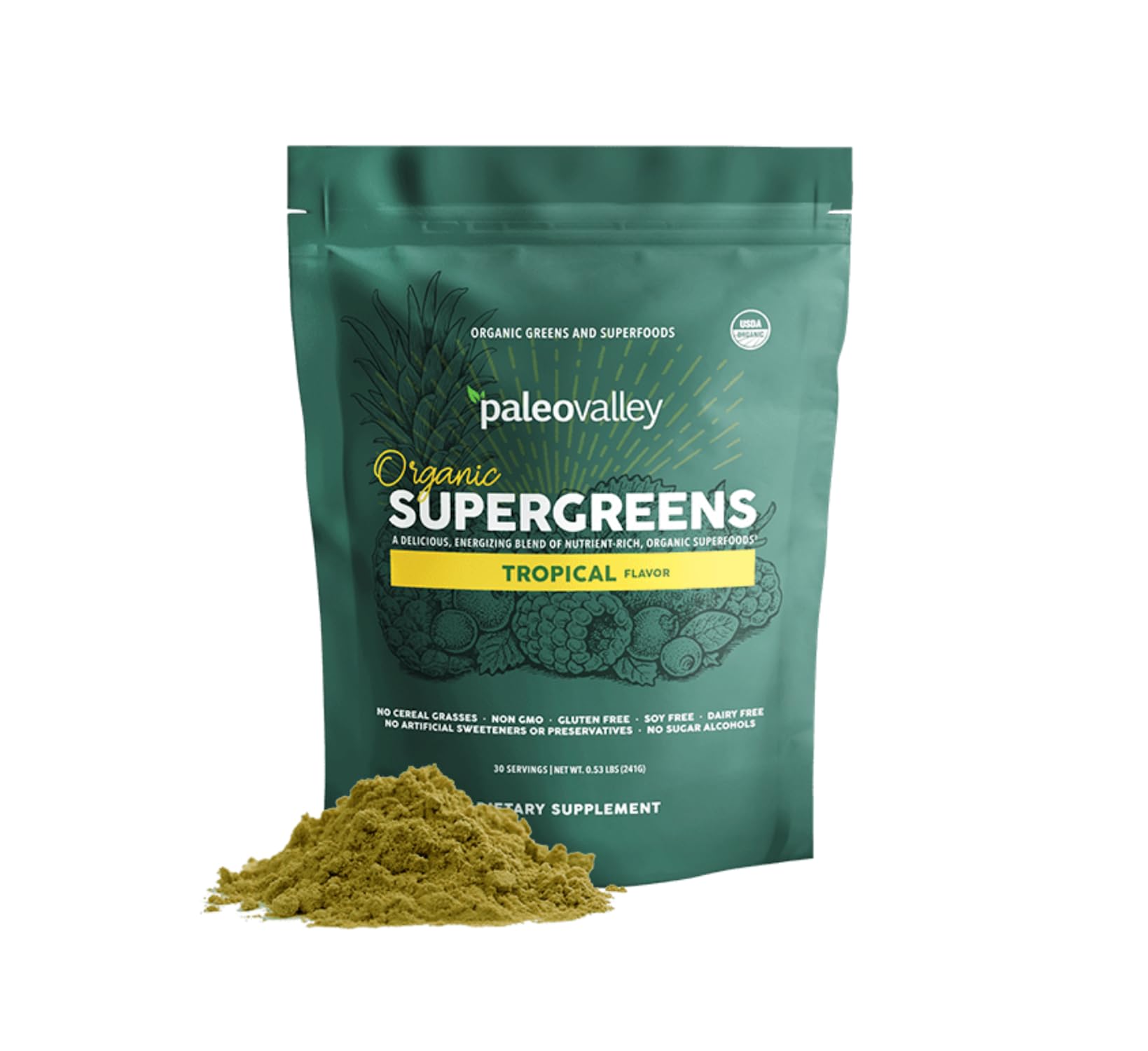 Organic Supergreens (Tropical)