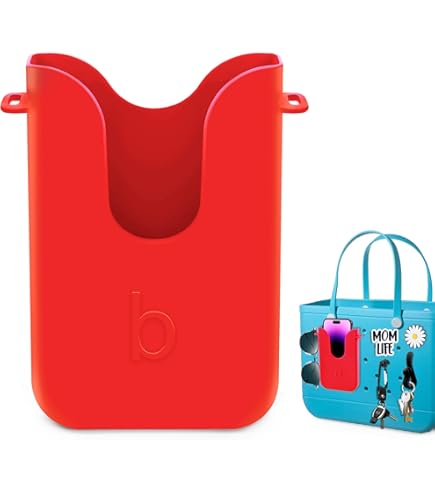 Soporte De Teléfono Celular De Silicona Suave Para Bolsas Bogg, Se Adapta A Todos Los Teléfonos Celulares, Portátil Y Seguro (blanco, Para Bolsas Pequeñas
