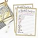 Hadley Designs 25 Pictionary Bridal Shower Games, Bachelorette or Engagement Party For Men and Women Couples, Cute Funny Board Kit Bundle Set, Coed Adult Game Cards For Bride to be Party Idea