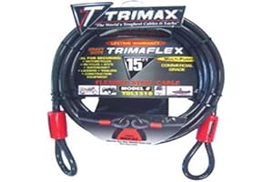 Trimax TDL1510 Trimaflex 15' X 10mm Dual Loop Multi-Use Cable