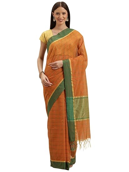 Banarasi Poly Silk Saree, with Un-stitched Blouse Piece - Powerloom made Traditional Banarasi Sari for Women - by ART Retail