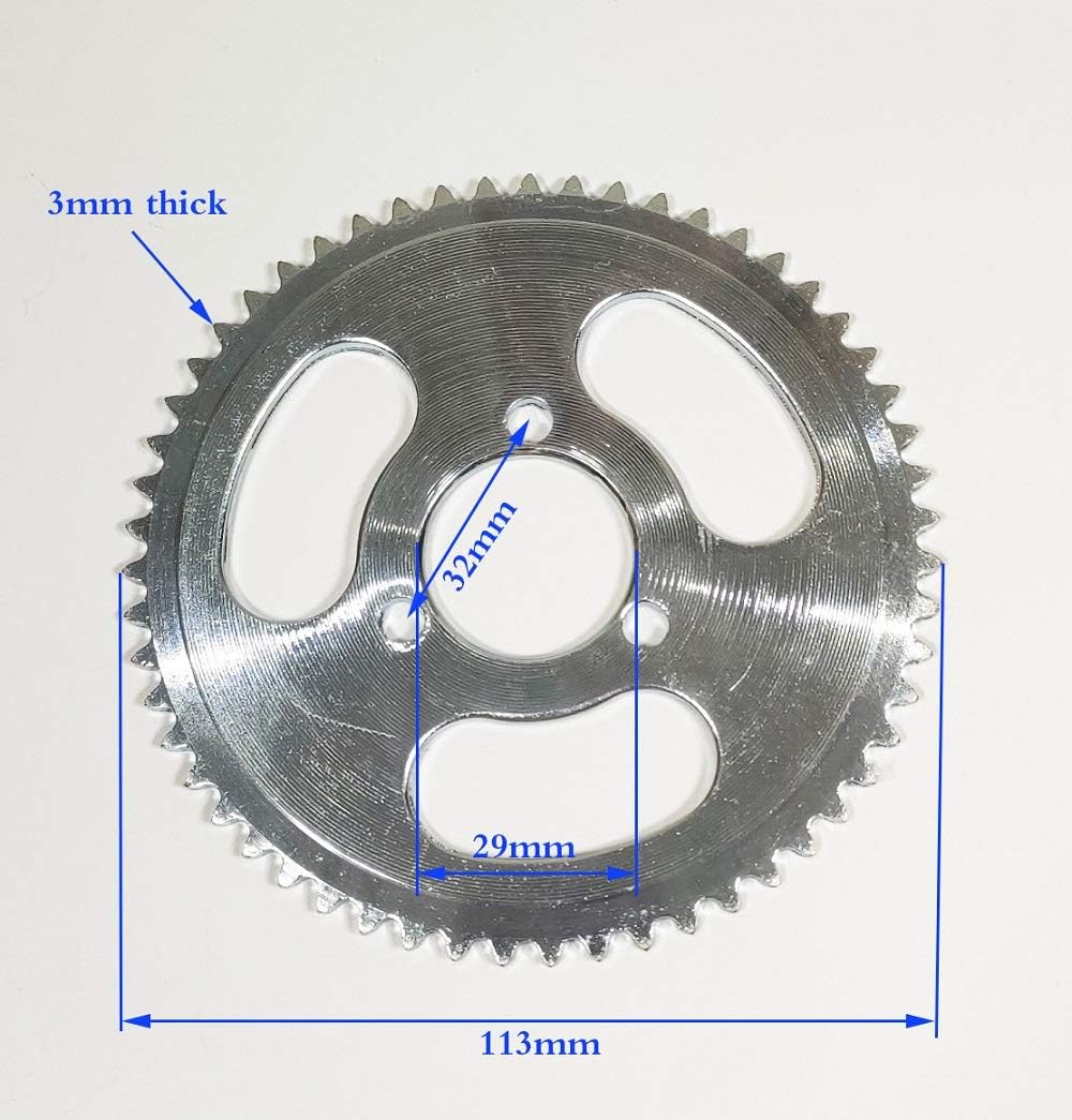 25H 55T 29mm Rear Chain Sprocket For 47 49 cc Mini ATV Pocket Bike Goped Scooter