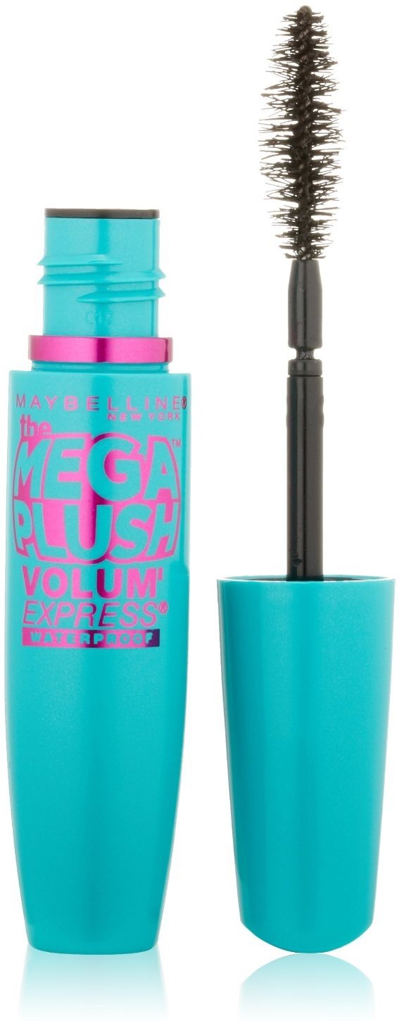 Maybelline New York Volum' Express The Mega Plush Waterproof Mascara, Brownish Black [276] 0.30 oz (Pack of 6)