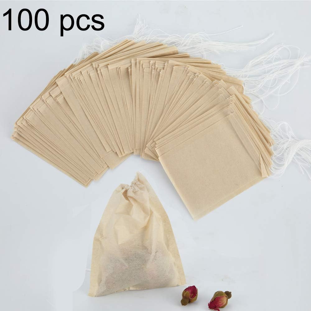 Tea Filter Bags Large 3.15 x 3.94 inch Pack of 100