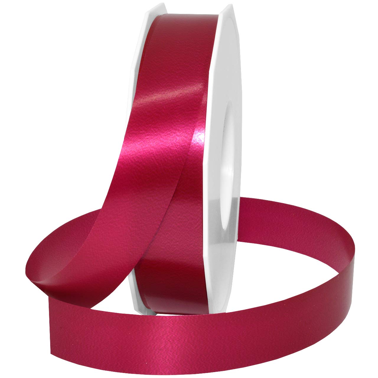PRÄSENT - America Curling Ribbon Bordeaux 25 mm width, 91 m length