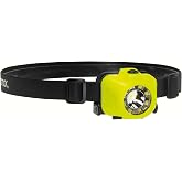 Nightstick XPP-5453G Intrinsically Safe Dual-Light Headlamp, Green | Adhesive zero-band helmet fixture - 3 AAA batteries drive the output - Clean dual-light paths enhance view