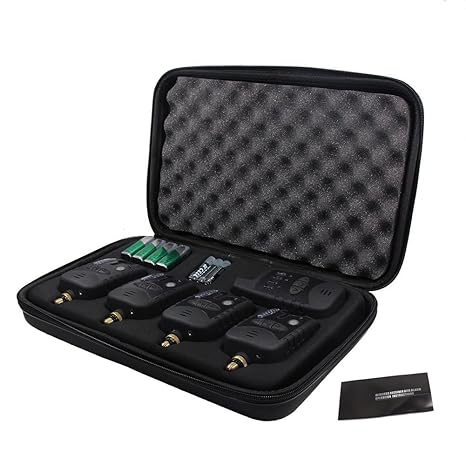 Croch Funk Bissanzeiger Set 4+1 Angeln Bissalarm