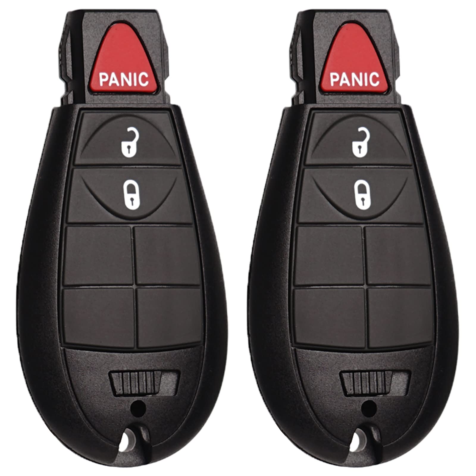 Photo 1 of SUPALAND Car Key Fob FOBIK Keyless Entry Remote Control Replacement Fits for Dodge Ram 1500 2500 3500 4500 5500 HD 2013 2014 2015 2016 2017 2018 2019 2020 2021 GQ4-53T 56046953 AG 3 Button Pack of 2