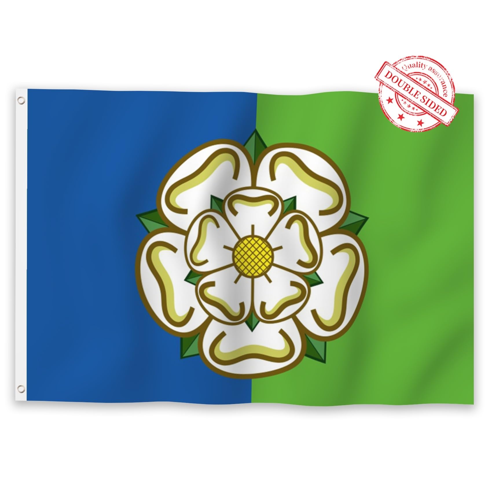 Aoihrraan East Riding of Yorkshire County Flag 2x3ft Double Sided England Football Sport Flags Outdoor Celebrations Home Garden Porch Party Decor Flags with 2 Sturdy Grommets Machine Stitched