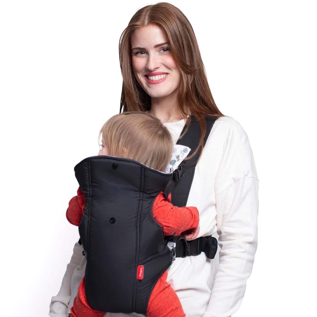 Photo 1 of Nuby Classic Baby Carrier: Newborn to Toddler |Face-in and Face-Out Carrier | Black | Lightweight & Comfortable |Removeable Baby Drool Bib | 8-35 lb. (3.6-14 kg)