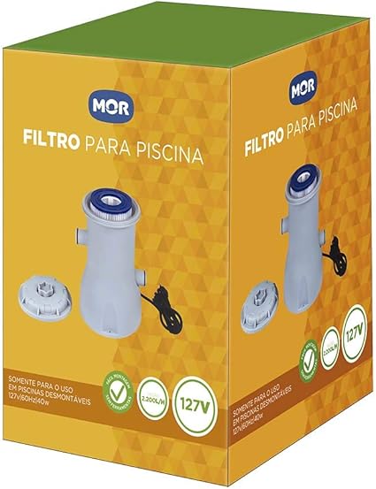 filtro para piscina 2 200 l h 110v mor