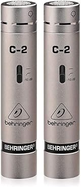 Behringer C-2 2 Matched Studio Condenser Microphones & Stagg SMC6 Cable view 2