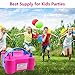 Electric Portable Balloon Pump, Sungluber 110V 600W Portable Dual Nozzle Plum Pink Electric Balloon Inflator/Blower, Electric Balloon Blower Air Pump for Decoration/Wedding/Birthday/Sport/Christmas