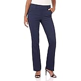 Rekucci Women's Ease into Comfort Classic Bootcut Pant w/Tummy Control