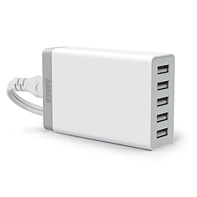 Anker 40W 5ポート USB急速充電器 ACアダプタ PowerIQ搭載