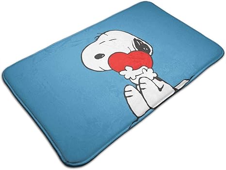 Amazon フロアマットスヌーピー愛玄関玄関マットノンスリップカーペット50x80 Cmes屋外ラグ 玄関マット オンライン通販