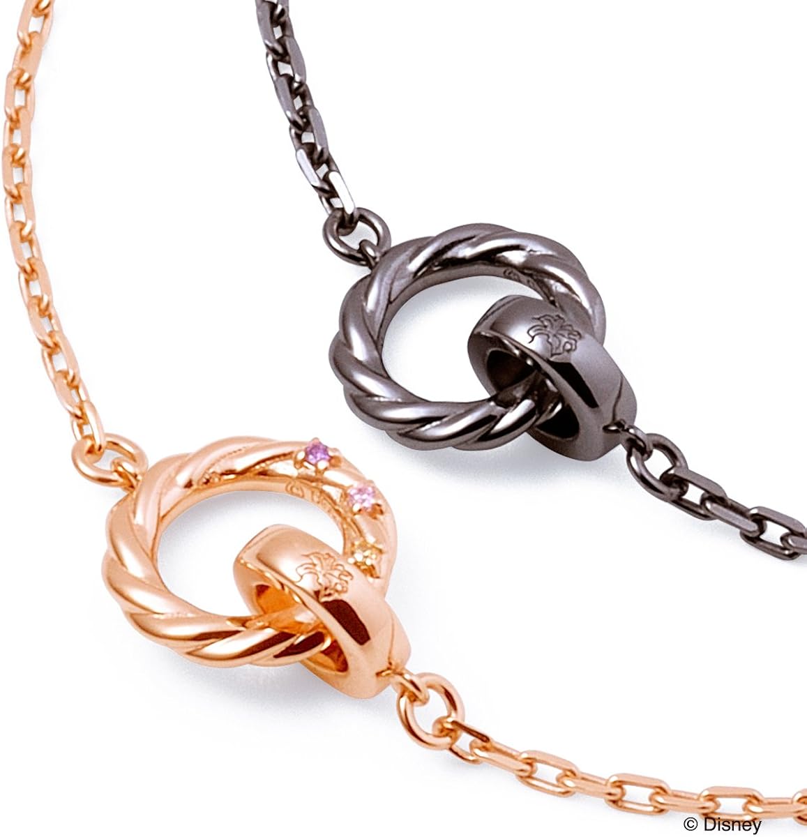 Amazon ザ キッス The Kiss ディズニー コレクション 塔の上のラプンツェル ディズニープリンセス ラプンツェル シルバー ペアブレスレット Di Sbr6008cb 6009 ブレスレット 通販