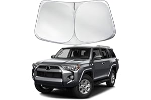 OMOCYRA Car Sun Shade Front Windshield Compatible with Toyota 4Runner SUV, SR5 Trail Limited 2024 2023 2022 2021 2020 2019 2018 2017-2010 4-Runner Window Sunshade Protector Shield Sun Visor Cover Accessories