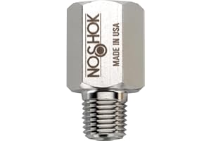 NOSHOK 5125 316 Stainless Steel Sintered Pressure Snubber with Grade E Disc, 1/4" NPT Male, 15000 psi Pressure Range