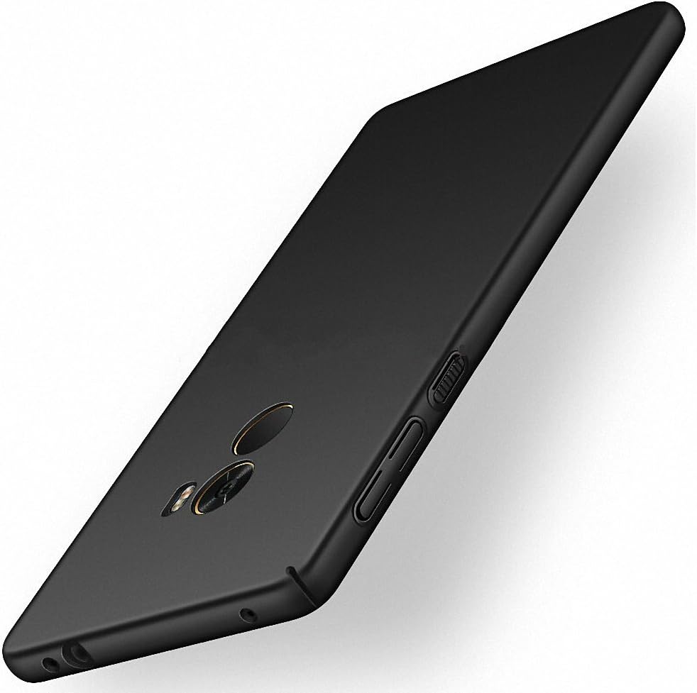 NAVT Xiaomi Mi Mix 2 case,Ultra thin Half surrounded structure Matte surface Durable PC Protector phone case for Xiaomi Mi Mix 2 Smartphone (BLACK)