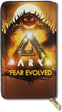 Amazon 財布 Ark Survival Evolved 長財布 高級品 本革 レザー 男性 女性 ジッパー 小銭カード入れ 多機能 大容量 プレゼント デザイン シューズ バッグ