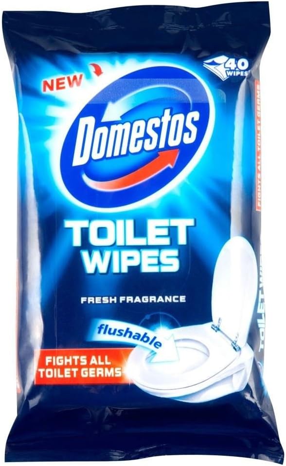 Domestos Toilet Wipes (40) - Pack of 6