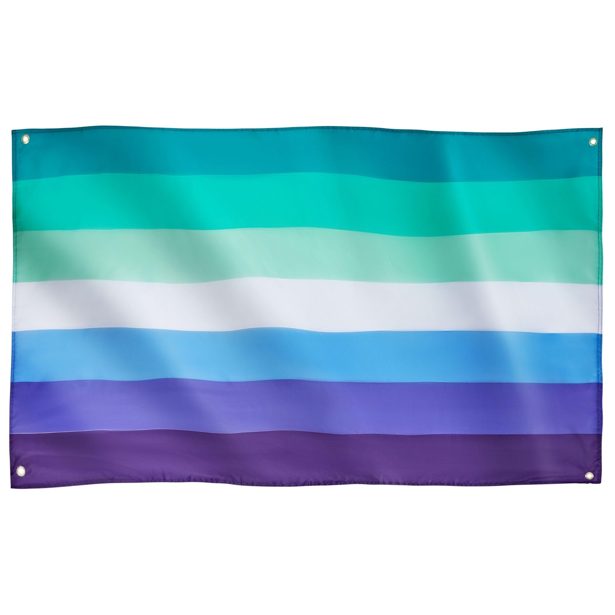 Runesol Vincian Pride Flag, 91x152cm, (3ft x 5ft) Gay Pride Banner, 4 Grommets, Eyelet in Every Corner, LGBTQ+, Parade, Festival, Party, Carnival, Premium Flags, Inside, Outside, Vinician Pride — image 1