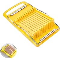 Luncheon Meat Slicer,Heavy Duty Egg Slicer for Fruit Slicer Soft Food Cheese,Stainless Steel Wire Spam Cutter BPA Free…