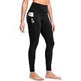 G Gradual Women's Fleece Lined Leggings with 5 Pockets Water Resistant Warm Thermal Pants High Waisted Winter Running Gear