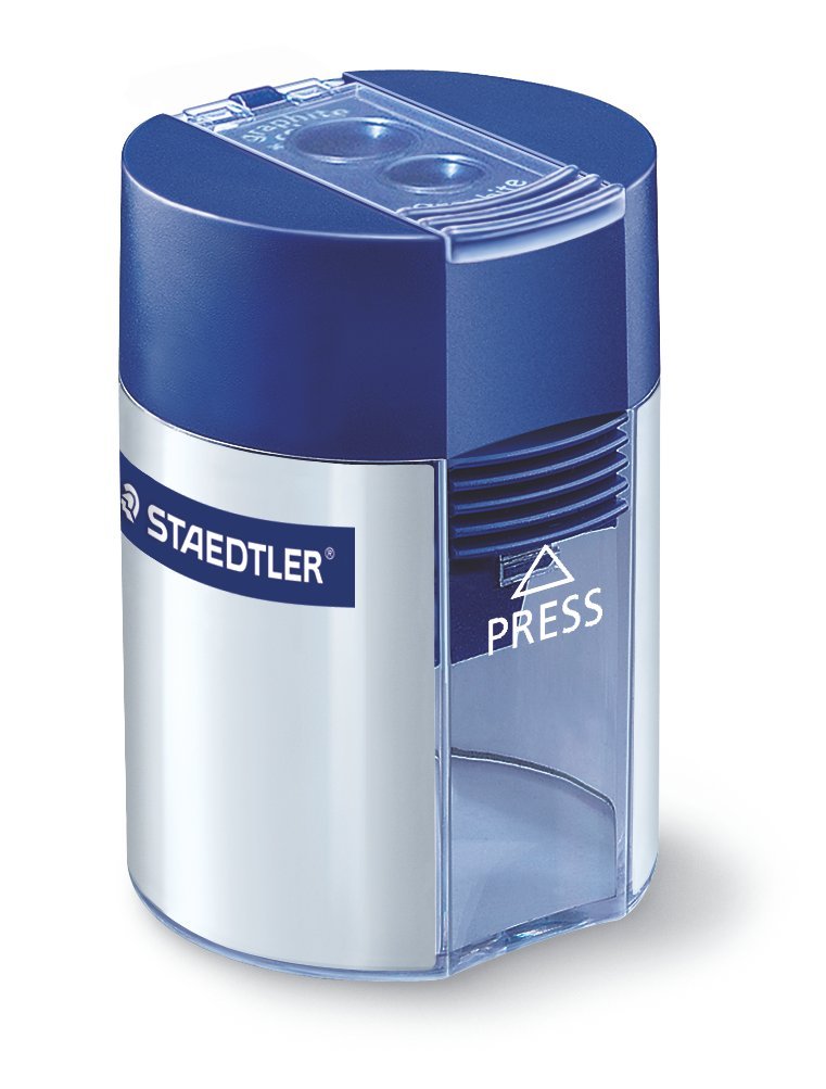 STAEDTLER 512 001 Double Sharpener Round 10 Pieces in Cardboard Box