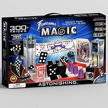 Amazon Fantasma 驚異的なマジックセット 説明ビデオと完全なイラスト付きマニュアル 300種類の楽しいマジックトリックを学ぶ 大人 子供用 7歳以上 マジック 手品 おもちゃ