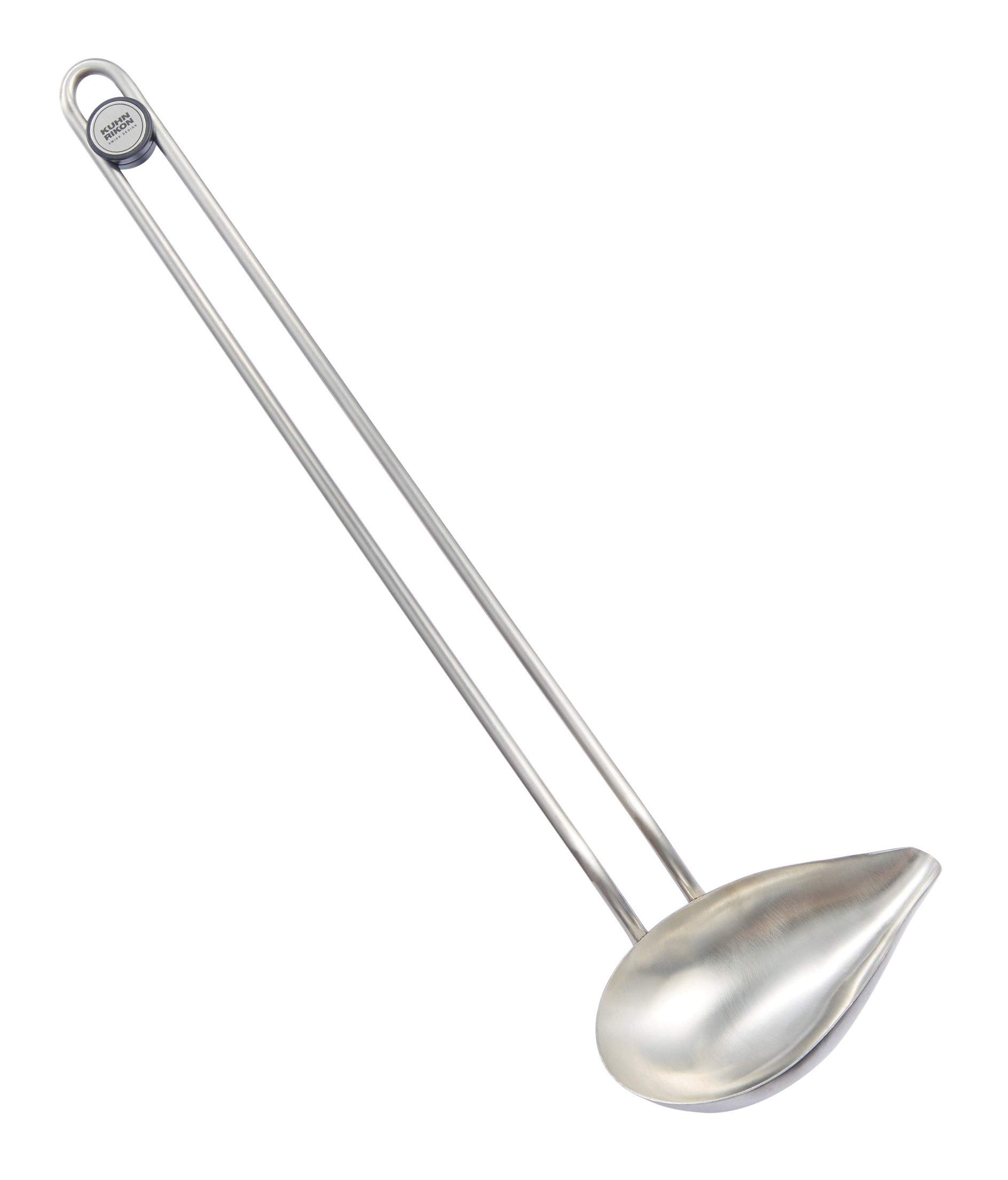 Kuhn Rikon 24144 Essential Sauce Spoon, Stainless Steel, Silver