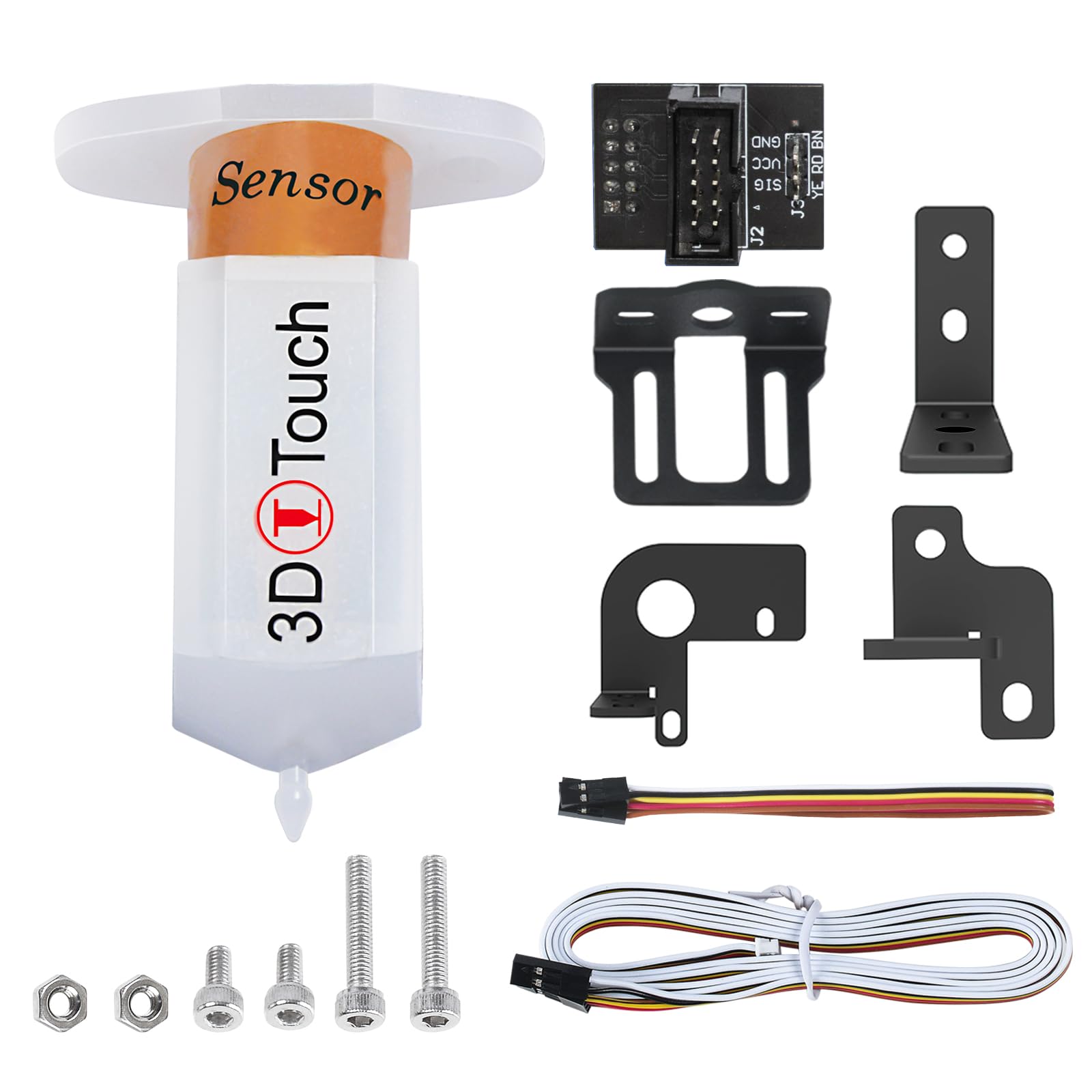 DERUC 3D Touch Sensor for 3D Printer, 3D Touch Accessory Automatic Levelling Sensori V3.2 for DIY 3D Printer