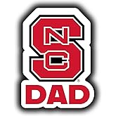 NC State Wolfpack 4-Inch Proud Dad Die Cut Decal Officially Licensed Collegiate Product
