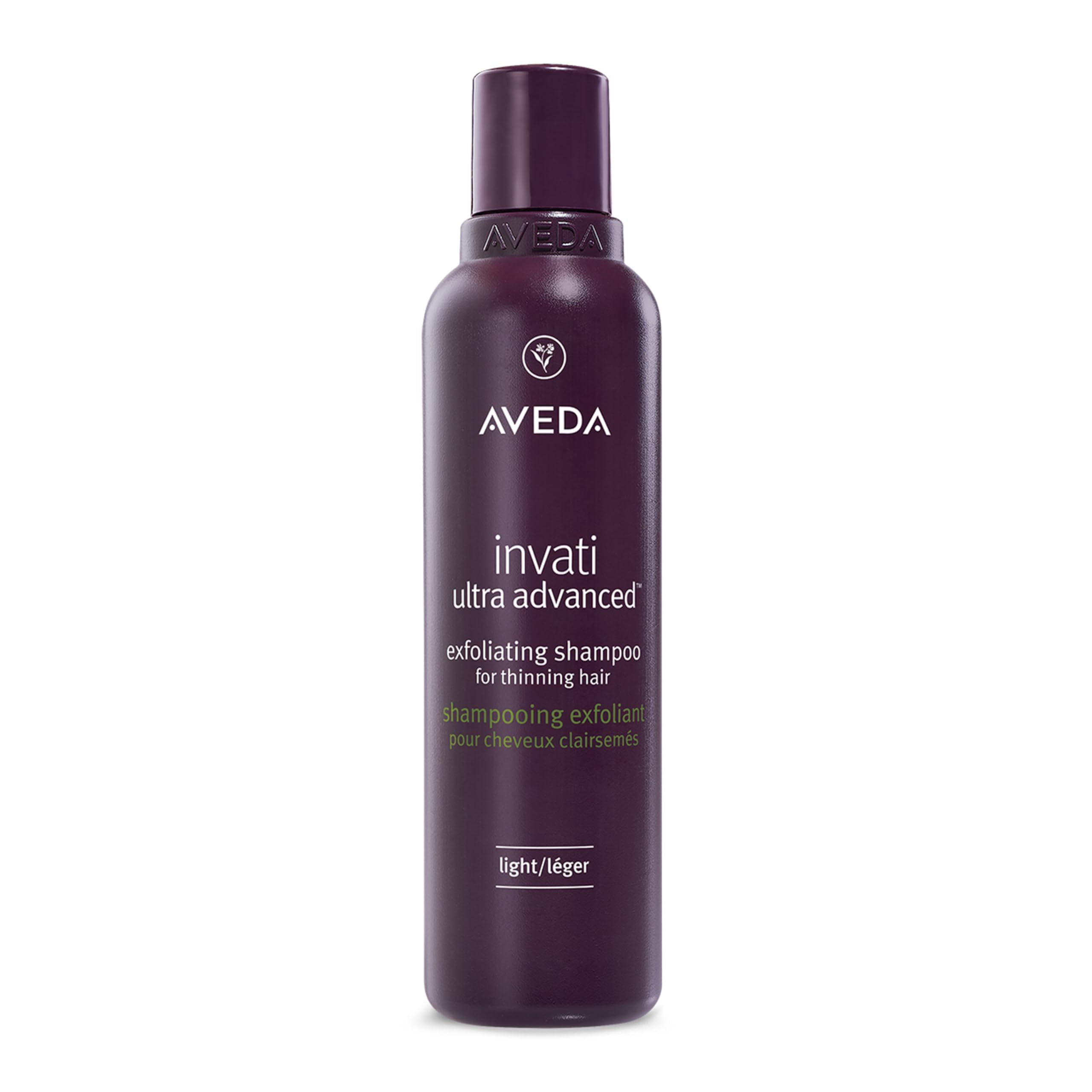 Aveda Invati Ultra Advanced Exfoliating Shampoo Light | Step 1 of 4 | Reduces Hair Loss by 77%* | for Fine to Medium Thinning Hair Types | Normal to Oily Scalp | 95% Naturally Derived**, 200ml