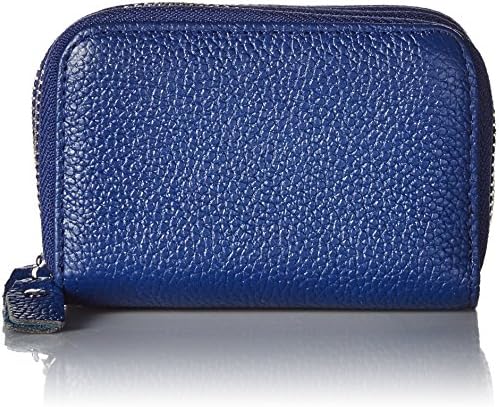 Women's Genuine Leather RFID Secure Spacious Cute Zipper Card Wallet Small Purse for Thanksgiving and Christmas Gift
