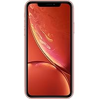 Apple iPhone XR, 64GB, Coral - Unlocked (Renewed)