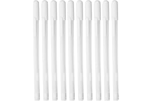 SEWCHICS 10Pcs White Marker Pens Highlighter Markers for Painting and Signing on Dark Surfaces Arts Supplies
