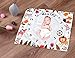 CAVN Baby Monthly Milestone Blanket Shower Gifts Set for Girl Boy, Thick/Soft/Cozy Flannel 0-12 Months Photography Backdrop Photo Props for Newborn Infant and New Expectant Moms (Colorful)