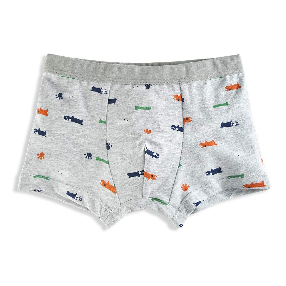 slaixiu Soft Cotton Kids Underwear Cartoon Boys Boxer Briefs 4-Pack (UW75-No.8-120)