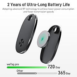 Air Tags-4 Pack, Bluetooth Tracker Works with Apple