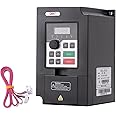 QNK 1.5KW 2HP AC 220V 7A VFD Converter Single to 3 Phase Inverter Variable Frequency Drive CNC Spindle Motor Speed Controller