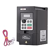 QNK 1.5KW 2HP AC 220V 17A VFD Converter Single to 3