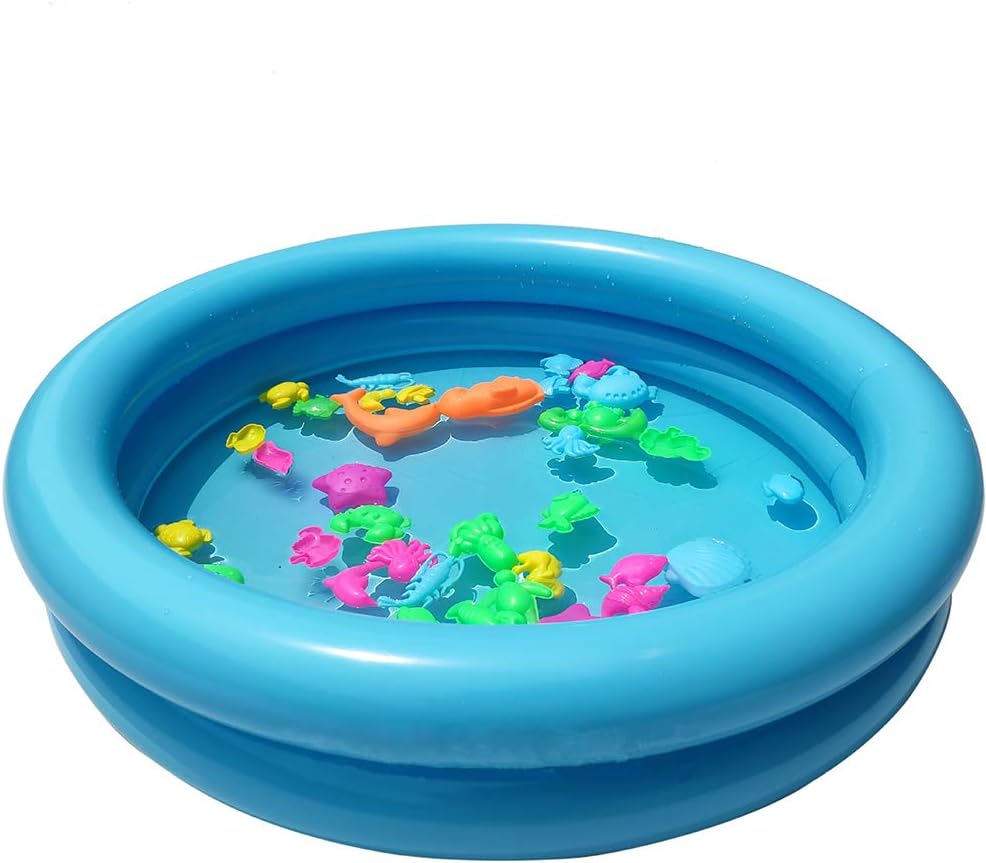 Topwon Inflatable Swimming Pool for Kids Fishing